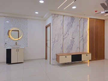 Bathroom in 3 BHK Apartment at Rajapushpa Provincia, Narsingi – for Rent