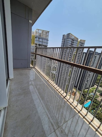 Balcony in 3 BHK Apartment at Tata Serein, Pokhran Road No Two – for Rent