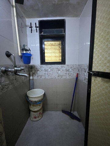 Bathroom in 1 BHK Apartment at La Chapelle Apartment, Malad West – for Rent