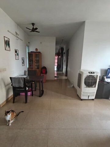 Living Room in 3 BHK Apartment at Wadhwa Elite, Kolshet Road – for Rent