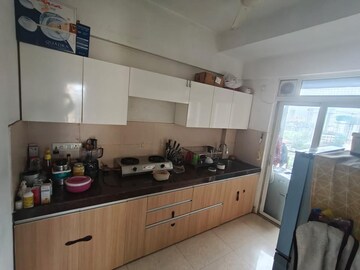 Kitchen in 3 BHK Apartment at Wadhwa Elite, Kolshet Road – for Rent