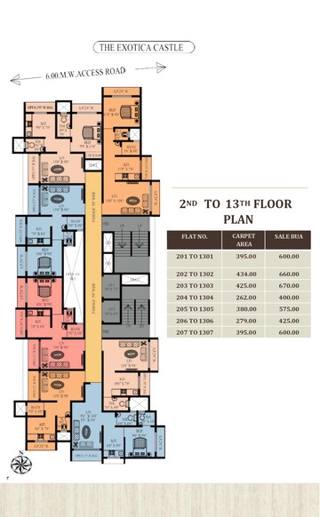Floor Plan in 1 RK Apartment at Dombivli East – for Sale