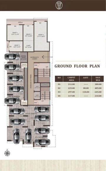Floor Plan in 1 RK Apartment at Dombivli East – for Sale