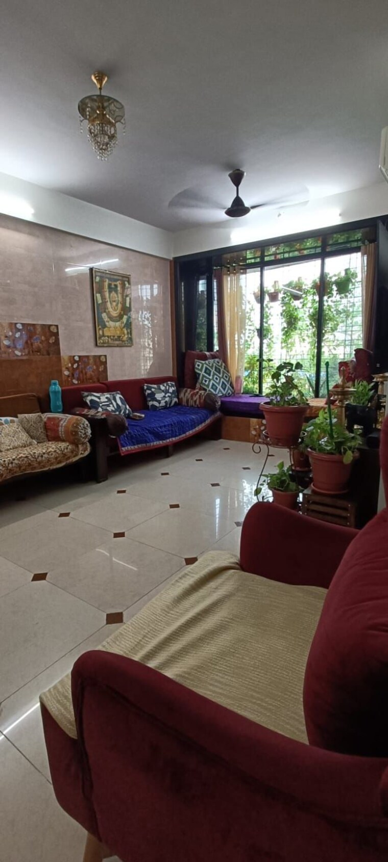 Living Room, shree-vishwamitra-chs-ltd 2 Bedroom 970 Sq.Ft. Apartment In Mulund West Mumbai 9155427