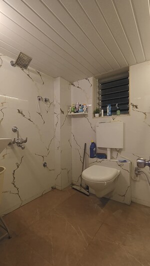 Bathroom in 3 BHK Apartment at Jay Neel CHS, Vasai West – for Sale