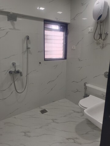 Bathroom in 3 BHK Apartment at Mahakali Kalika Heights, Panch Pakhadi – for Rent