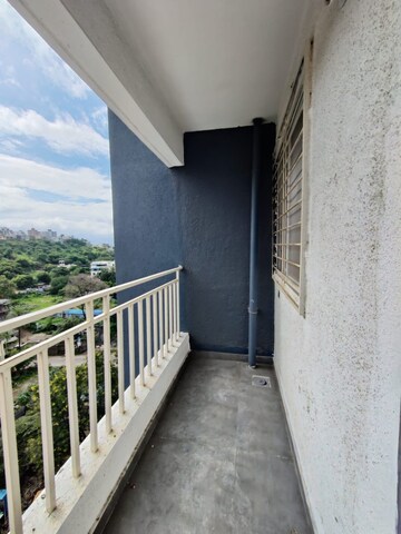 Balcony in 2 BHK Apartment at Chandrangan Square, Dhankawadi – for Rent