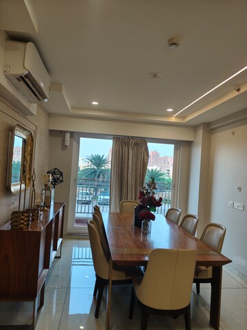 Living Room in 5 BHK Apartment at Rishita Manhattan, Gomti Nagar – for Rent