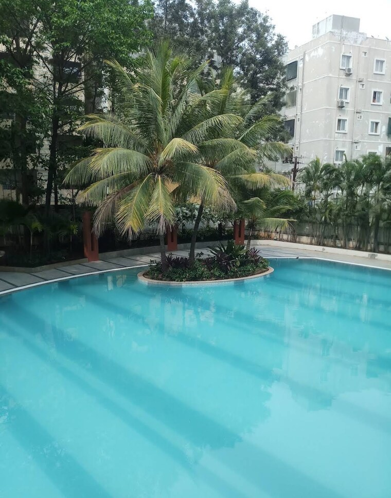 Swimming Pool, my-home-jewel 2 Bedroom 1200 Sq.Ft. Apartment In Madinaguda Hyderabad 9155556