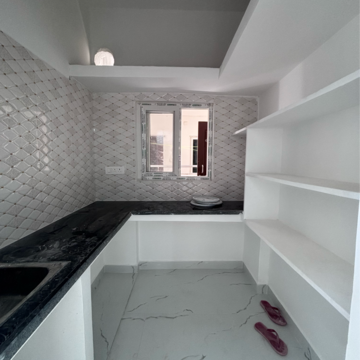 Kitchen in 1 BHK Apartment at SK Residency Kondapur, Sriram Nagar – for Rent