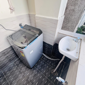 Bathroom in 1 BHK Apartment at PPR Residency Kondapur, Sriram Nagar – for Rent