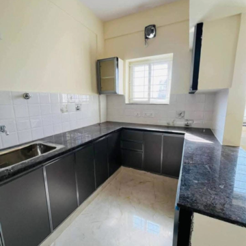Kitchen in 2 BHK Apartment at Sree Nilayam Kondapur, Sriram Nagar – for Rent