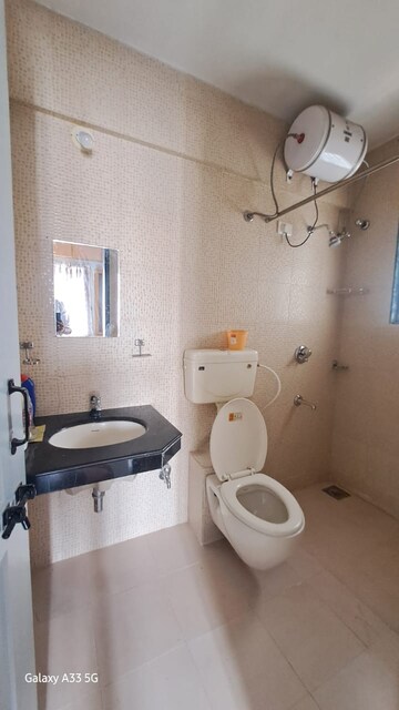 Bathroom in 2 BHK Apartment at High Class Residency, Bavdhan – for Rent