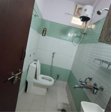 Bathroom in 2 BHK Apartment at MK Residency Kondapur, Sriram Nagar – for Rent