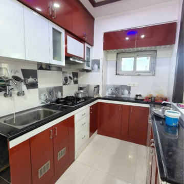 Kitchen in 2 BHK Apartment at Legend Flora Kondapur, Masjid Banda – for Rent