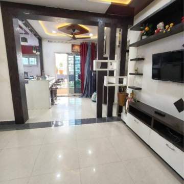 Living Room in 2 BHK Apartment at Legend Flora Kondapur, Masjid Banda – for Rent