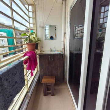 Balcony in 2 BHK Apartment at Legend Flora Kondapur, Masjid Banda – for Rent
