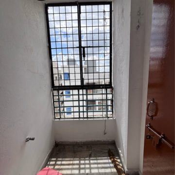 Balcony in 2 BHK Apartment at Happy Homes Kondapur, Sriram Nagar – for Rent