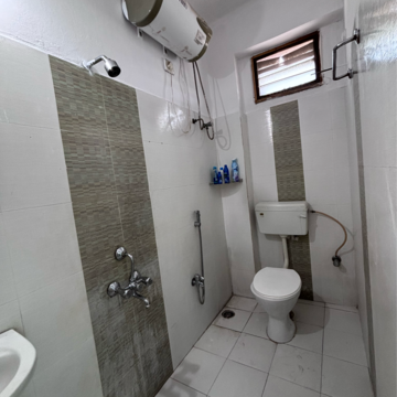 Bathroom in 2 BHK Apartment at Happy Homes Kondapur, Sriram Nagar – for Rent