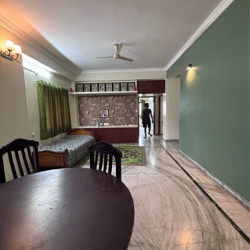 Living Room in 2 BHK Apartment at Happy Homes Kondapur, Sriram Nagar – for Rent