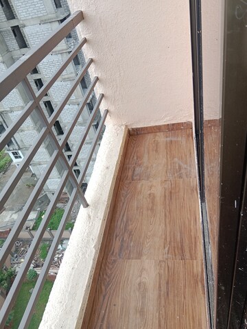 Balcony in 1 BHK Apartment at Shree Krishna Heights Juchandra, Naigaon East – for Rent