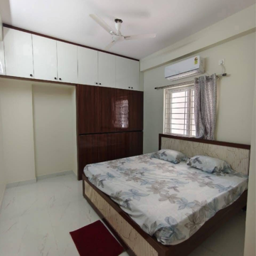 Bedroom in 2 BHK Apartment at BM Residency Kondapur, Masjid Banda – for Rent