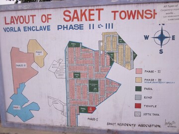  Plot – Map Location View at Saket Township, Kapra - for Sale