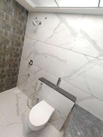 Bathroom in 3 BHK Apartment at Rahul Aston, Hinjewadi – for Rent