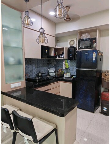Kitchen in 2 BHK Apartment at Lodha Crown Quality Homes, Majiwada – for Rent