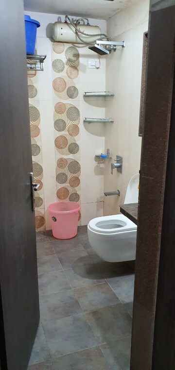 Bathroom in 2.5 BHK Apartment at Prakruti Pearl, Ghodbunder Road – for Rent