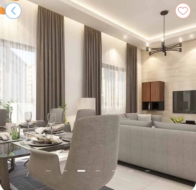 Living Room, goel-ganga-serio 3 Bedroom 2231 Sq.Ft. Apartment In Kharadi Pune 9155798