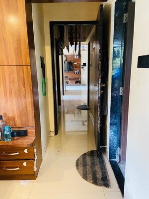 Building Lobby in 2 BHK Apartment at JVM Orchid, Dhokali – for Sale