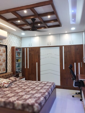 Bedroom in 3 BHK Apartment at Sri Gayatri Tower, Nizampet – for Sale