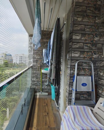 Balcony in 3 BHK Apartment at Sri Gayatri Tower, Nizampet – for Sale