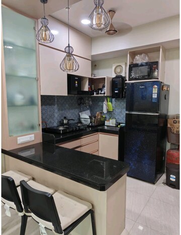 Kitchen in 2 BHK Apartment at Lodha Crown Quality Homes, Majiwada – for Rent