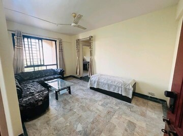 Living Room in 1 BHK Apartment at Hiranandani Solitaire Studio Apartment, Ghodbunder Road – for Rent