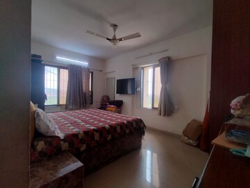 Bedroom in 3 BHK Apartment at Cosmic Heights, Bhakti Park – for Rent