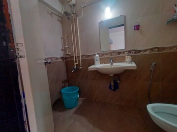 Bathroom in 3 BHK Apartment at Cosmic Heights, Bhakti Park – for Rent