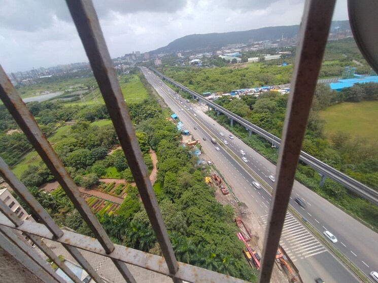 Balcony, cosmic-heights 3 Bedroom 1315 Sq.Ft. Apartment In Bhakti Park Mumbai 9156002