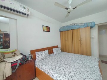 Bedroom in 3 BHK Apartment at Cosmic Heights, Bhakti Park – for Rent
