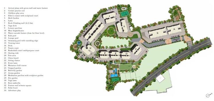 Master Plan, kolte-patil-stargaze 4 Bedroom 3500 Sq.Ft. Apartment In Bavdhan Pune 9156021