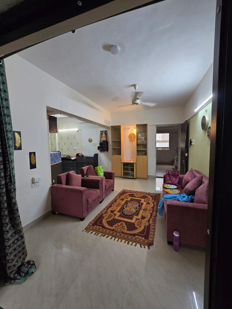 Living Room, varanasi-society 1 Bedroom 650 Sq.Ft. Apartment In Warje Pune 9156051