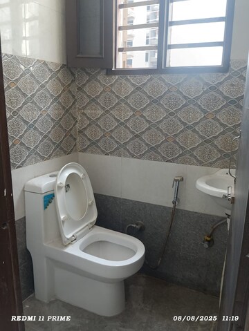 Bathroom in 2 BHK Builder Floor at Dhakoli – for Sale