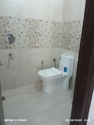 Bathroom in 2 BHK Builder Floor at Dhakoli – for Sale