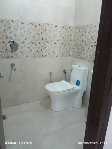 Bathroom in 2 BHK Builder Floor at Dhakoli – for Sale