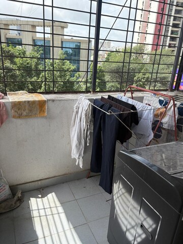 Balcony in 1 BHK Apartment at Shree Apartments Bavdhan, Bavdhan – for Rent