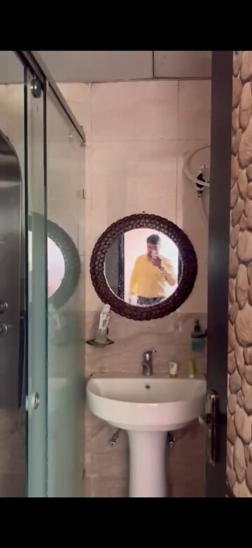 Bathroom in 3 BHK Apartment at Nirala Estate, Tech Zone 4 Greater Noida – for Rent
