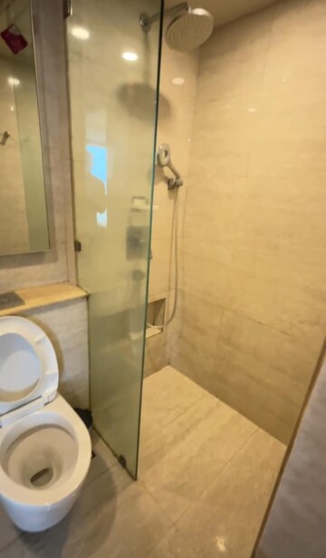 Bathroom in 1 BHK Apartment at Hiranandani Zen Maple, Powai – for Rent
