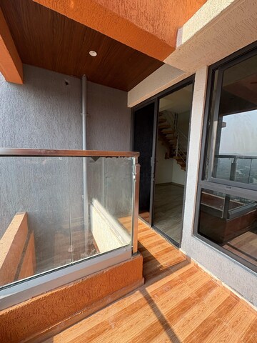 Balcony in 3.5 BHK Apartment at VTP Aethereus, Mahalunge – for Rent