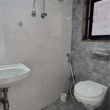 Bathroom in 1 BHK Apartment at Prarthana Rajkamal Park, Mint Colony – for Rent